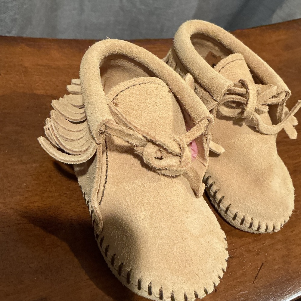 Minnetonka Baby Suede Moccasins